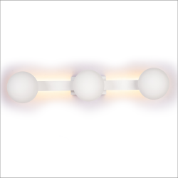 Lampa Sufitowa Magnet 9W+3xG9 3000/4000K Biały