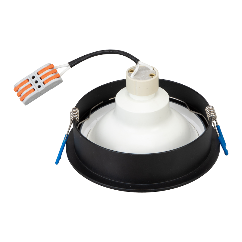 Empotrable Redondo Negro 1xAR111 GU10