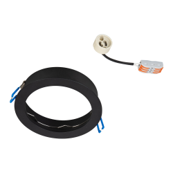 Empotrable Redondo Negro 1xAR111 GU10