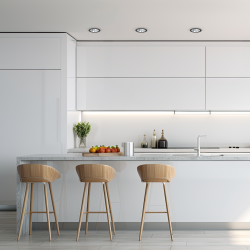 Redondo Black Recessed Fixture 1xAR111 GU10