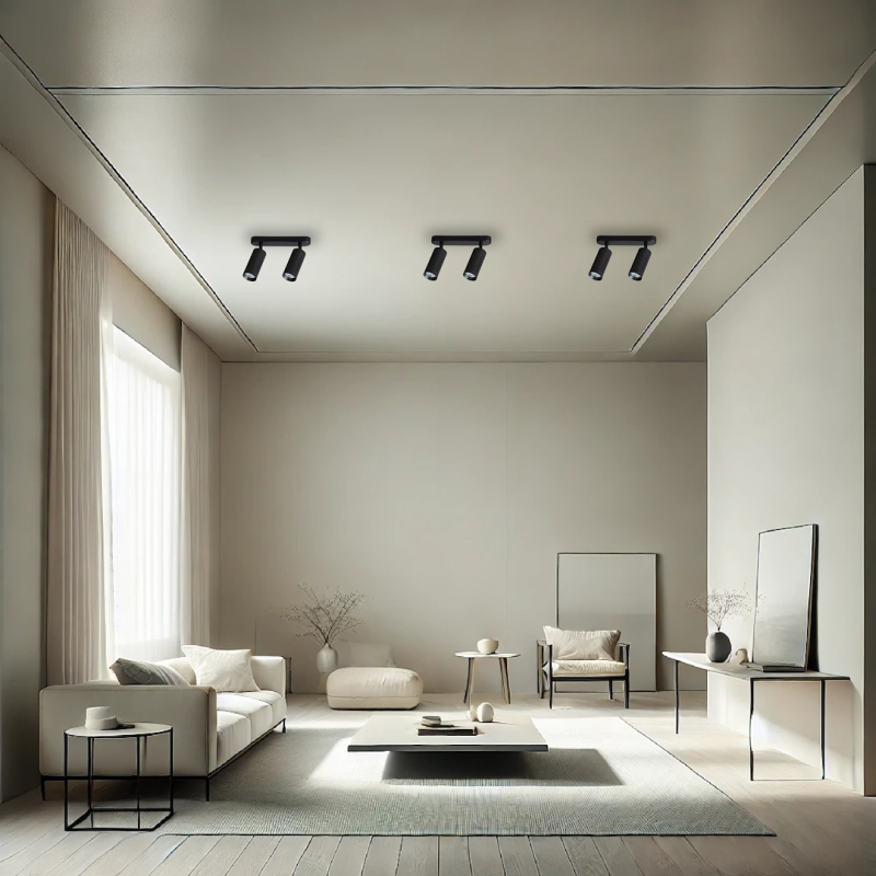 Корпус Mica Spot Чорний 2xGU10