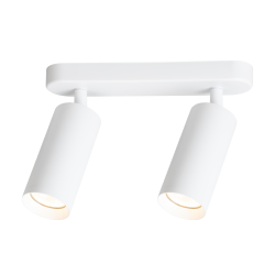 Mica Spot White Fixture 2xGU10