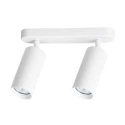 Mica Spot White Fixture 2xGU10