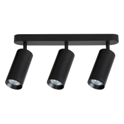 Mica Spot Black Fixture 3xGU10