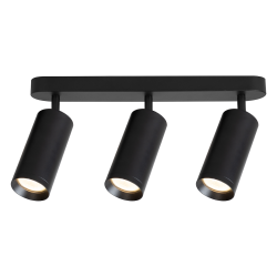 Mica Spot Black Fixture 3xGU10