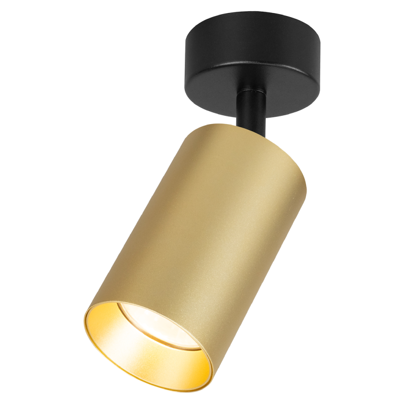 Pipe Spot Fixture Gold 1xGU10