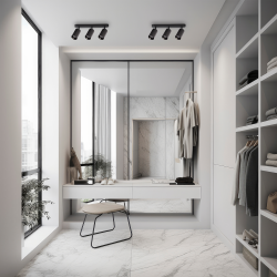 Pipe Spot Black Fixture 3xGU10