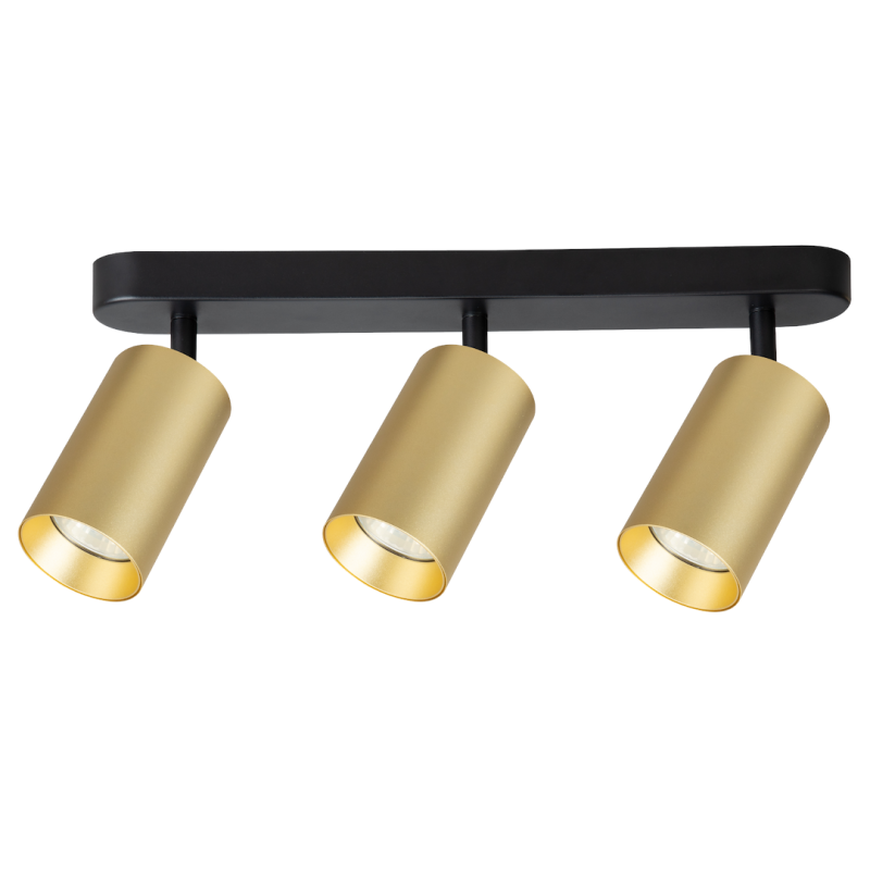 Pipe Spot Fassung Gold 3xGU10