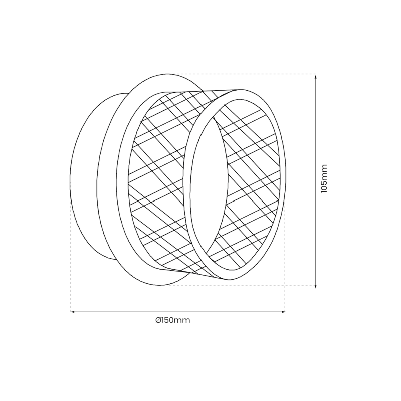 Aplique ELEGANCE 9W LED