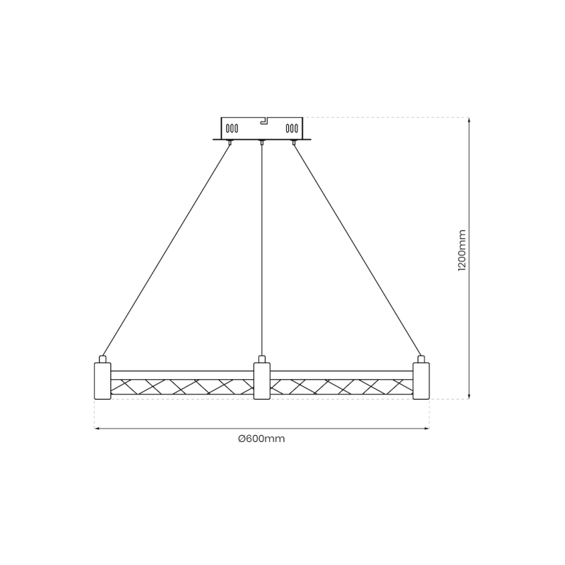 ELEGANCE 36W LED pendant lamp