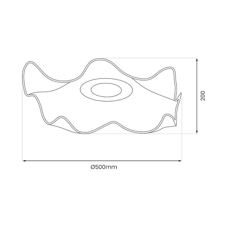 Deckenleuchte LARGO 16W LED