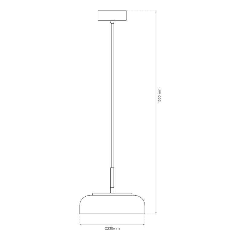 Lampa wisząca VETRO CLEAR 6W