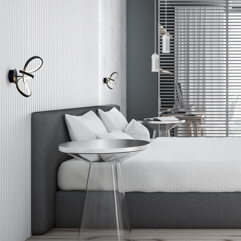 Aplique de pared TESORO BLACK 15W LED