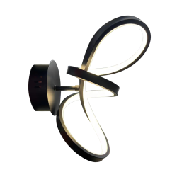 TESORO BLACK Wall Lamp 15W LED