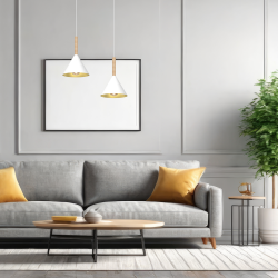 PERU WHITE Pendant Lamp 1xE27