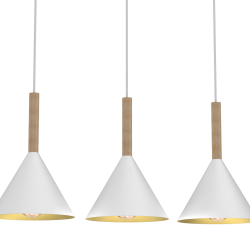 PERU WHITE Pendant Lamp 3xE27