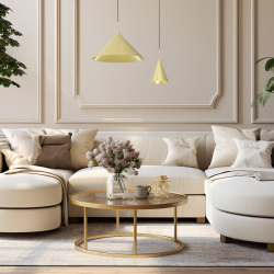 Підвісна лампа CAPITAL GOLD Ø46 см 1xGX53