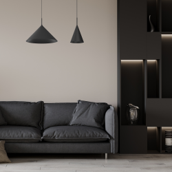 Підвісна лампа CAPITAL BLACK Ø46cm 1xGX53