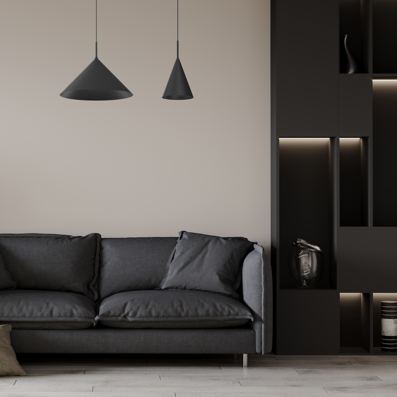 Підвісна лампа CAPITAL BLACK Ø46cm 1xGX53