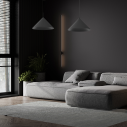 Hängeleuchte CAPITAL BLACK Ø46cm 1xGX53