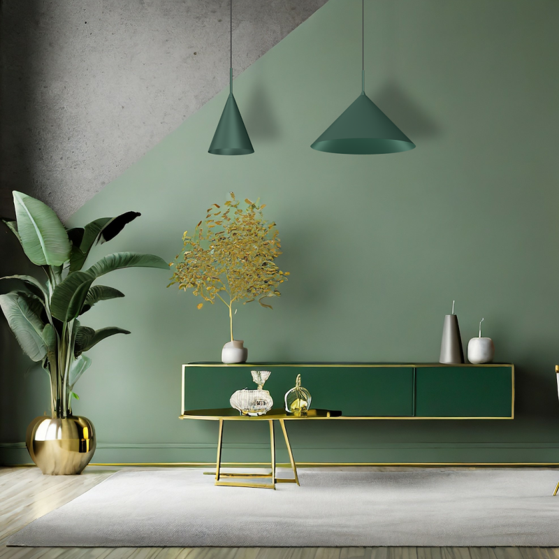 Lámpara colgante CAPITAL GREEN Ø46cm 1xGX53