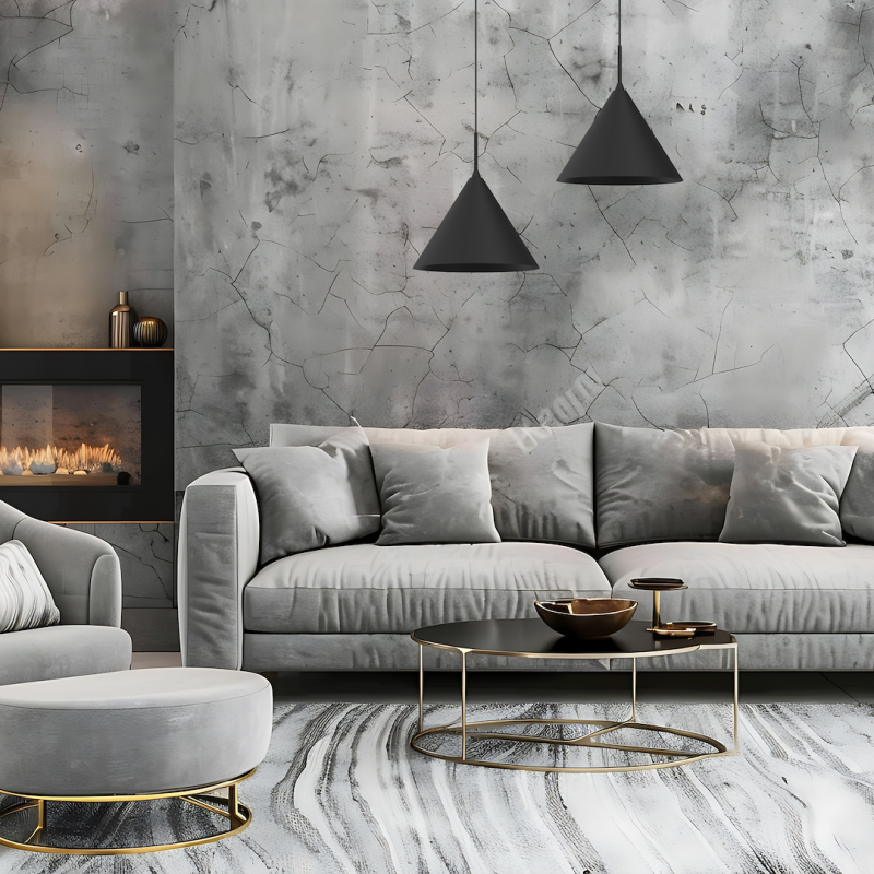 Hanging lamp CAPITAL BLACK Ø32cm 1xGX53