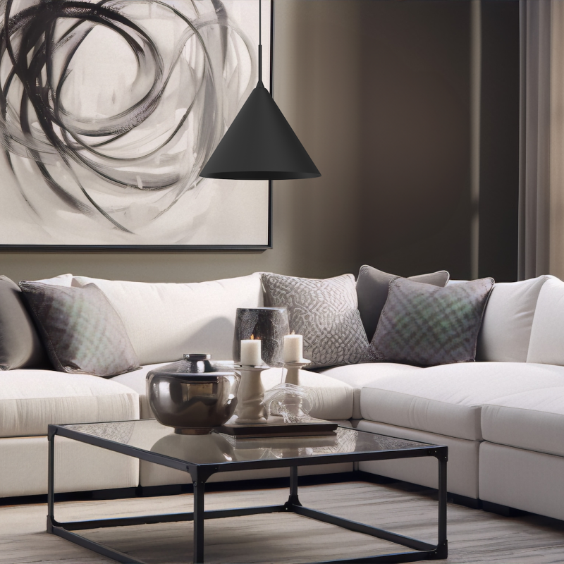 Hängeleuchte CAPITAL BLACK Ø32cm 1xGX53