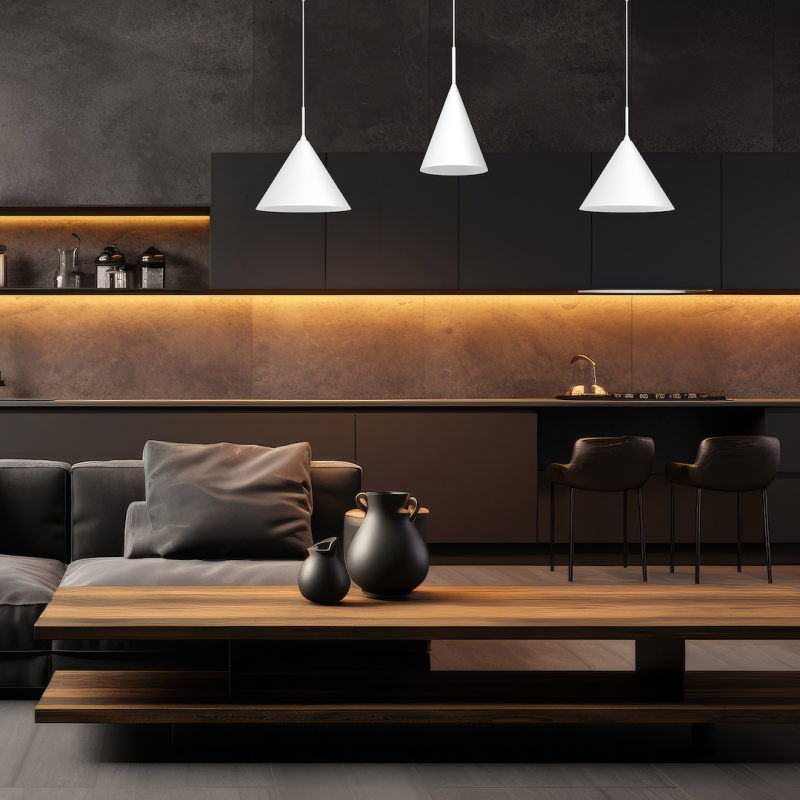 Hanging lamp CAPITAL WHITE Ø32cm 1xGX53