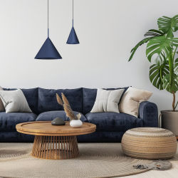 CAPITAL NAVY BLUE Hanging Lamp Ø32cm 1xGX53