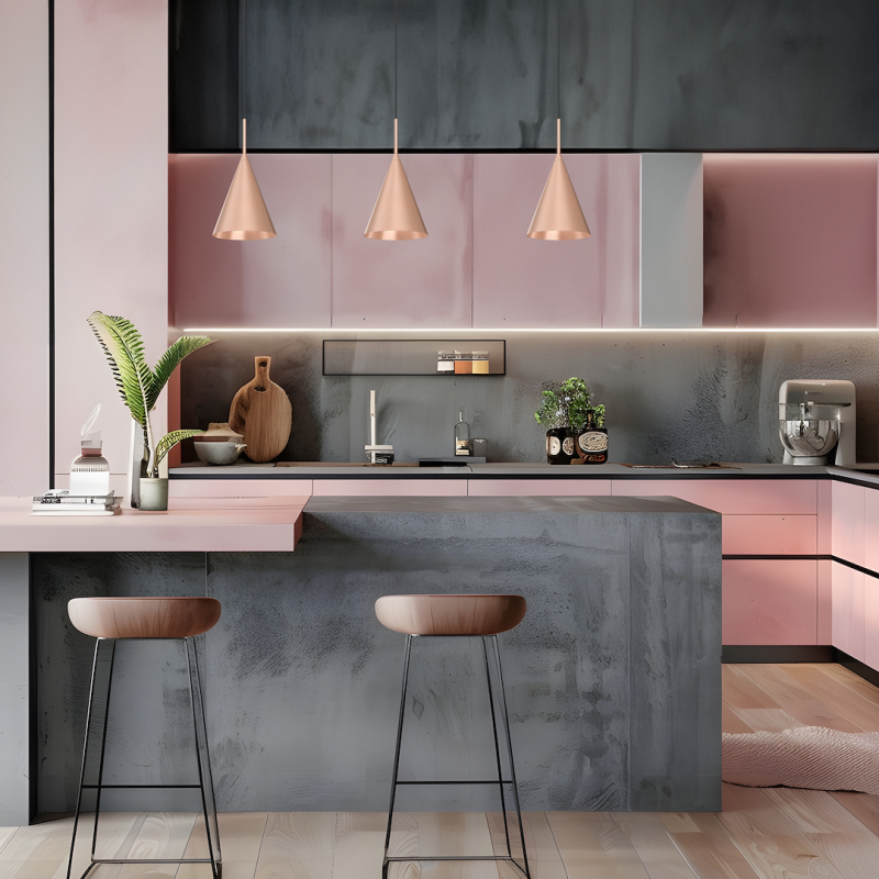 Підвісна лампа CAPITAL ROSE GOLD Ø17см 1xGX53