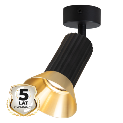 Tulip Spot Black Fixture 1xGU10