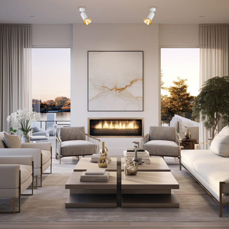 Tulip Spot Fixture White 1xGU10