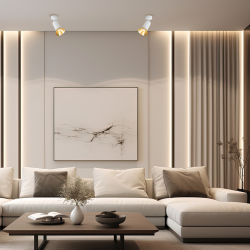 Tulip Spot Fixture White 1xGU10