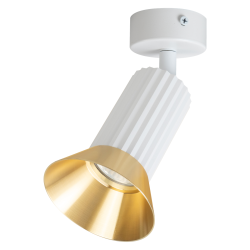 Tulip Spot Fixture White 1xGU10