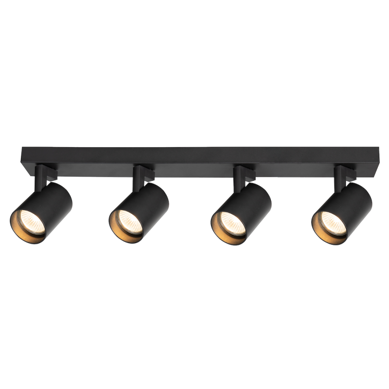 Volf Spot Black Fixture 4xGU10