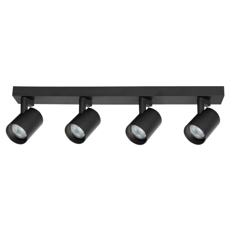 Volf Spot Black Fixture 4xGU10