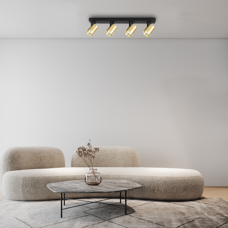 Світильник Volf Spot Золотий 4xGU10