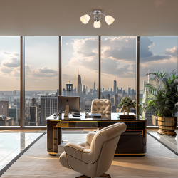 PIREUS ceiling lamp 3xE27