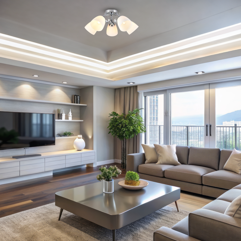 PIREUS ceiling lamp 5xE27