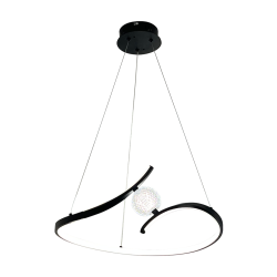 Hängelampe PERLA BLACK 34W LED