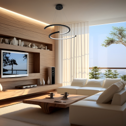 DOUBLEMOON 30W LED pendant lamp