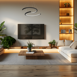 DOUBLEMOON 30W LED pendant lamp