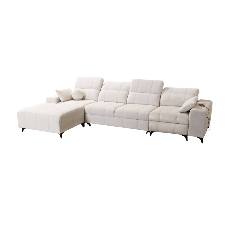 Ballagio XII Mix Corner Sofa with Sleeping and Relax Function - Weave, Spring 1118