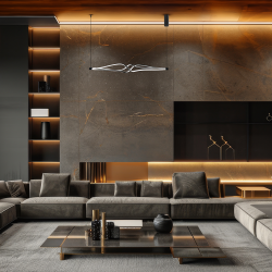 TWISTER 56W LED pendant lamp