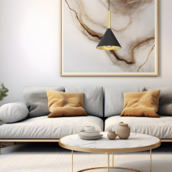 Hängelampe PERU BLACK 1xE27