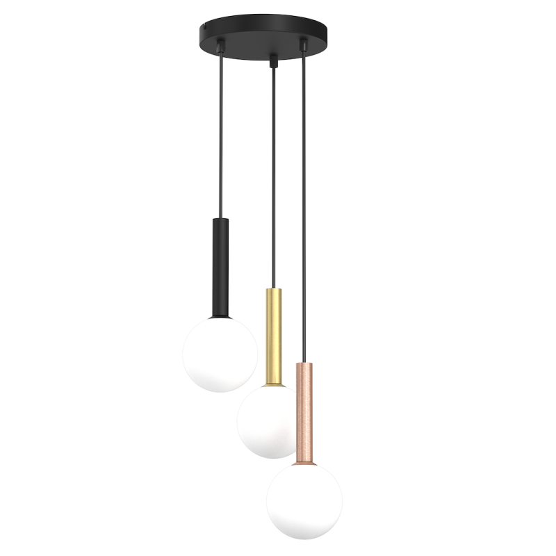 Lampa wisząca PLAY BLACK 3xG9