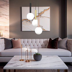 Hängeleuchte PLAY BLACK 3xG9