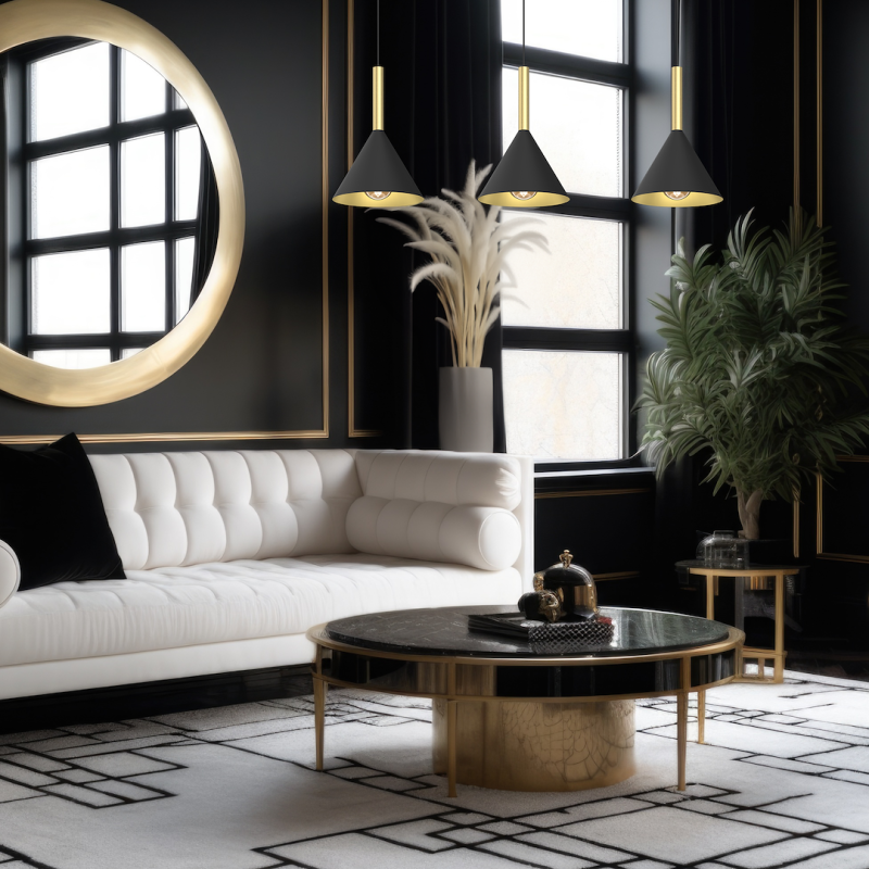 Підвісна лампа PERU BLACK 3xE27