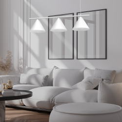 Hängelampe CAPITAL WEISS 3XGX52