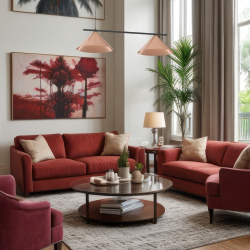 Lámpara colgante CAPITAL NEGRO-COBRE 2XGX53